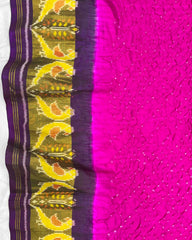 Purple & Pink Patola Bandhej