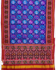 Red & Multicolour Star Narikunj Designer Patola Saree