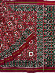 Natural dyes Maroon Patan Patola