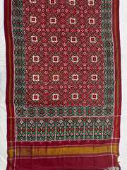 Natural dyes Maroon Patan Patola