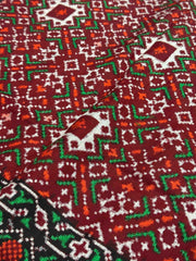 Natural dyes Maroon Patan Patola