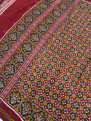 Natural Dyes Buttonful design Patan Patola