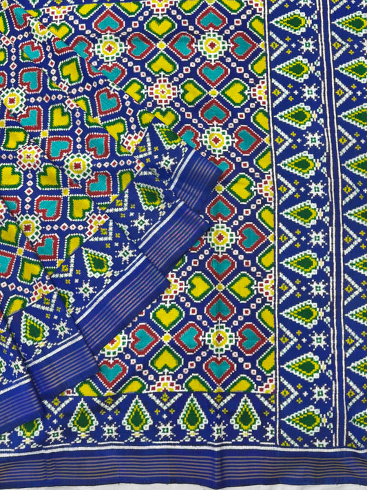 Blue vhoragaji Patan Patola
