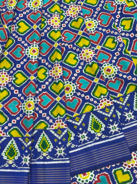 Blue vhoragaji Patan Patola