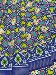 Blue vhoragaji Patan Patola
