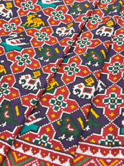 Red & Purple Narikunjar star Patan Patola