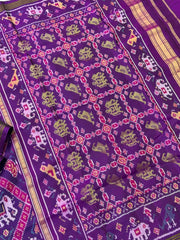 Uppada Style Zari weave Pallu Patola saree