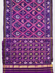 Uppada Style Zari weave Pallu Patola saree