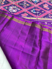 Uppada Style Zari weave Pallu Patola saree