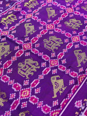 Uppada Style Zari weave Pallu Patola saree