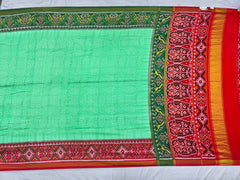 Ganga Jamuna Pista Bandhani Patola Saree