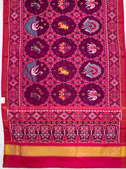 Purple pink Chhabdi figure Patola