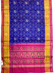 Pink & Blue navratan narikunj Patola