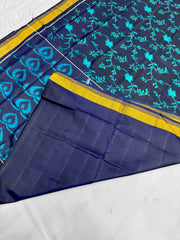 Blue & Peacock blue Designer PatolaSaree