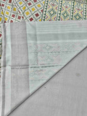 White Butti Design Rajkoti Patola