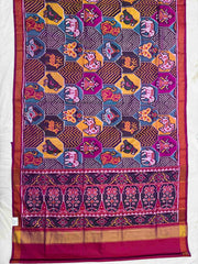 Purple multifigure Patola Saree