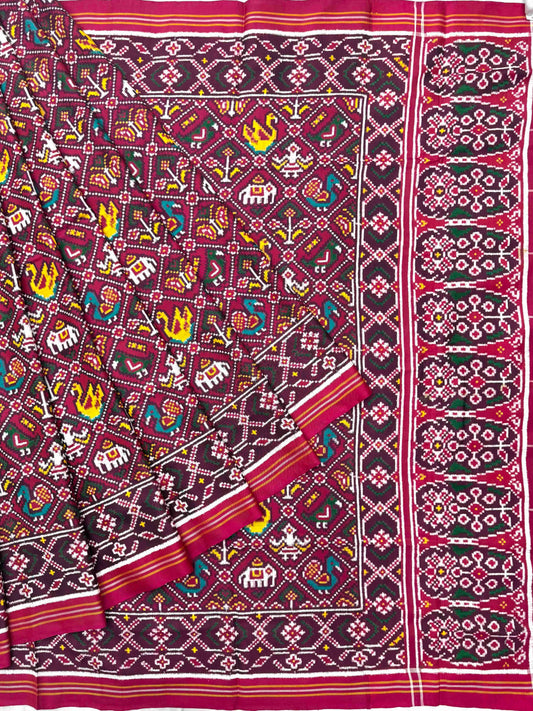 Rani pink Narikunj PatanPatola