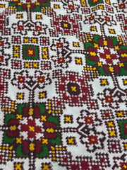 Red & white Navratna bhat Patan Patola