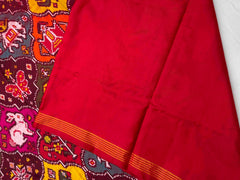 Eight figure multicolour Single Ikat Patola