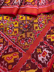 Navratan narikunj border pallu Patola Saree