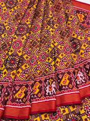 Navratan narikunj border pallu Patola Saree