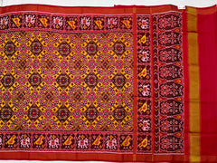 Navratan narikunj border pallu Patola Saree