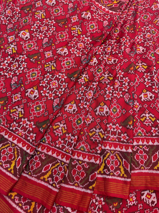 Navrtan Narikunj fusion Single Ikat Patola