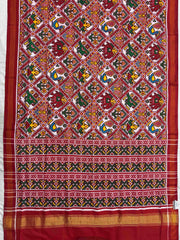 Red & white Narikunj Adtala Patan Patola