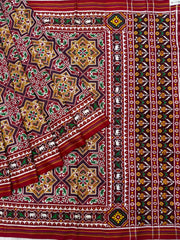 Maroon Brown star Patan Patola