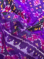 Purple & purple tint rama Navratan Patola