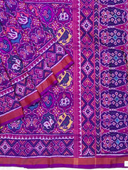 Purple with multi figures Patola saree