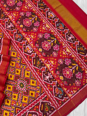 Maroon & Muserd Manekchawk Single Ikat Patola