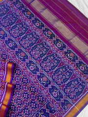 Purple buttonful design Rajkot Patola