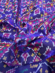 Purple buttonful design Rajkot Patola