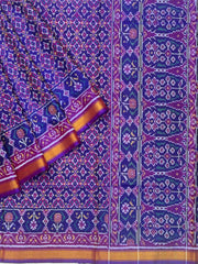 Purple buttonful design Rajkot Patola