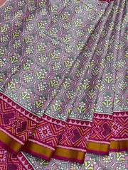 Pink & Baby pink dadambhat Rajkot Patola