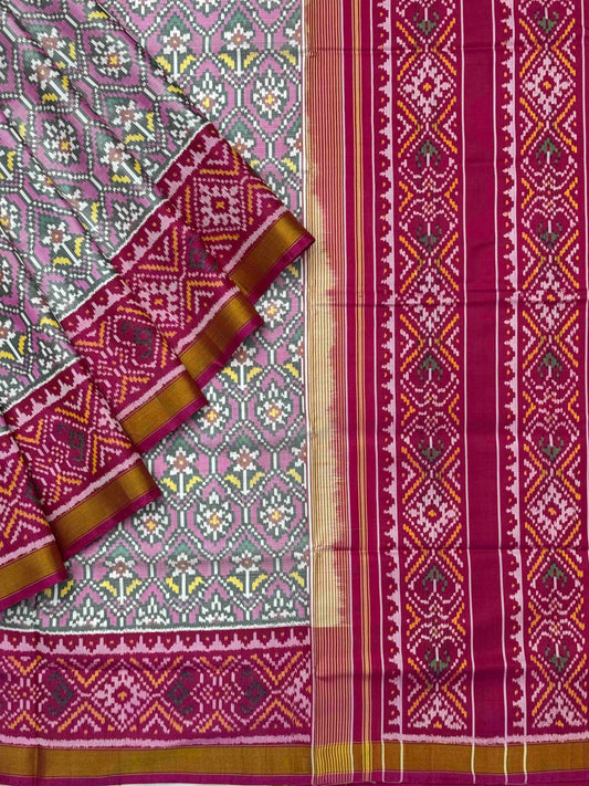 Pink & Baby pink dadambhat Rajkot Patola