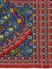 Red with multi motifs multi colour Patan Patola