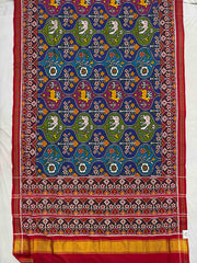 Red with multi motifs multi colour Patan Patola