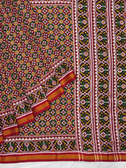 Maroon Buttonful Patan Patola