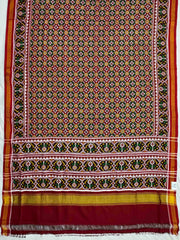 Maroon Buttonful Patan Patola