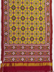 Red & yellow navratan Patan Patola Saree