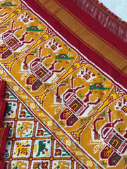 Offwhite Narikunj Patan Patola Saree
