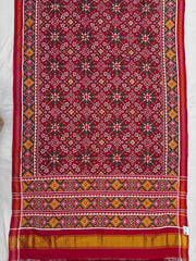 Maroon Navaratan Patan Patola Saree