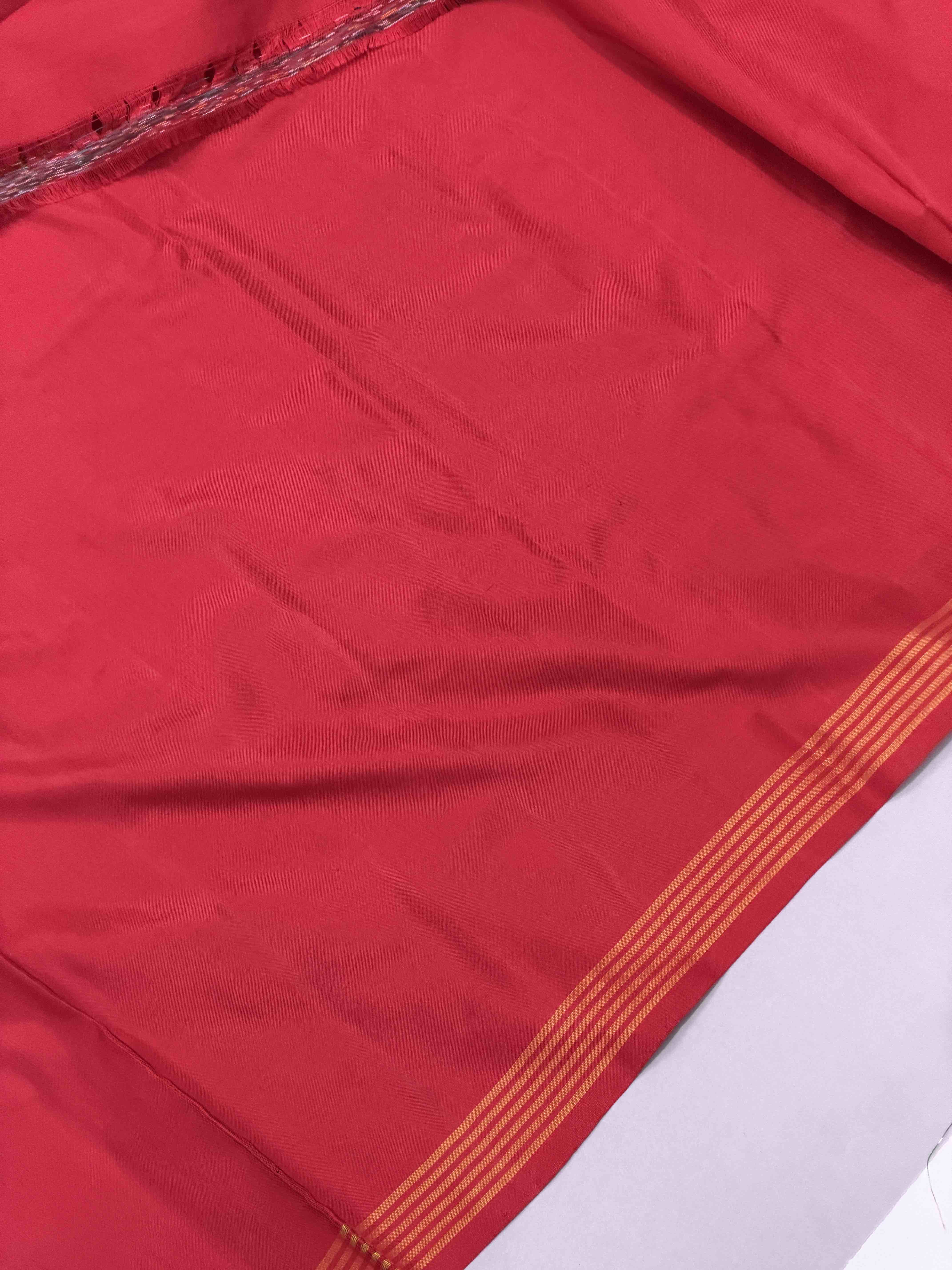 Red & Sea Green Navaratan Patola Saree