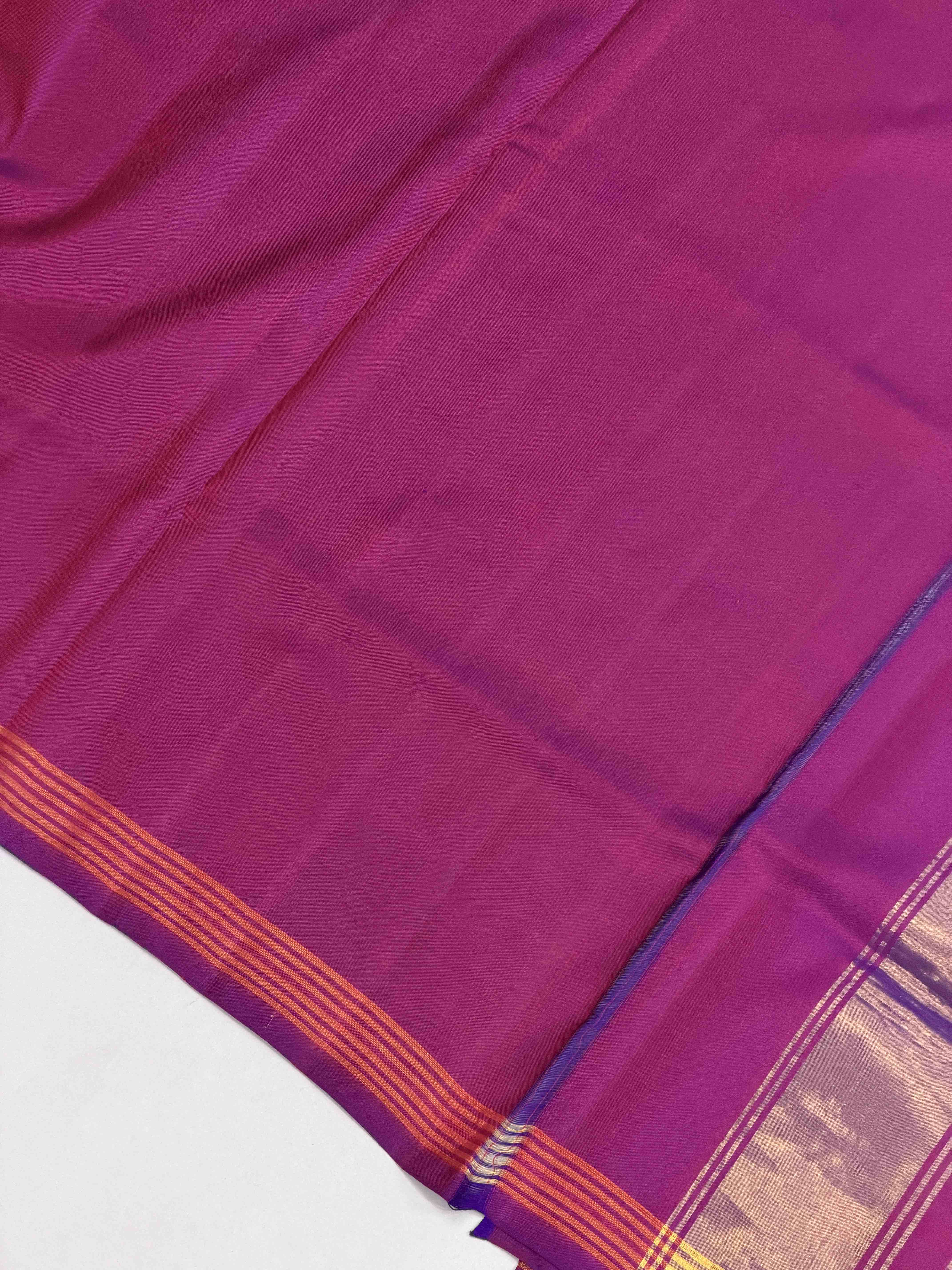 Magenta Purple Fancy design Patola Saree