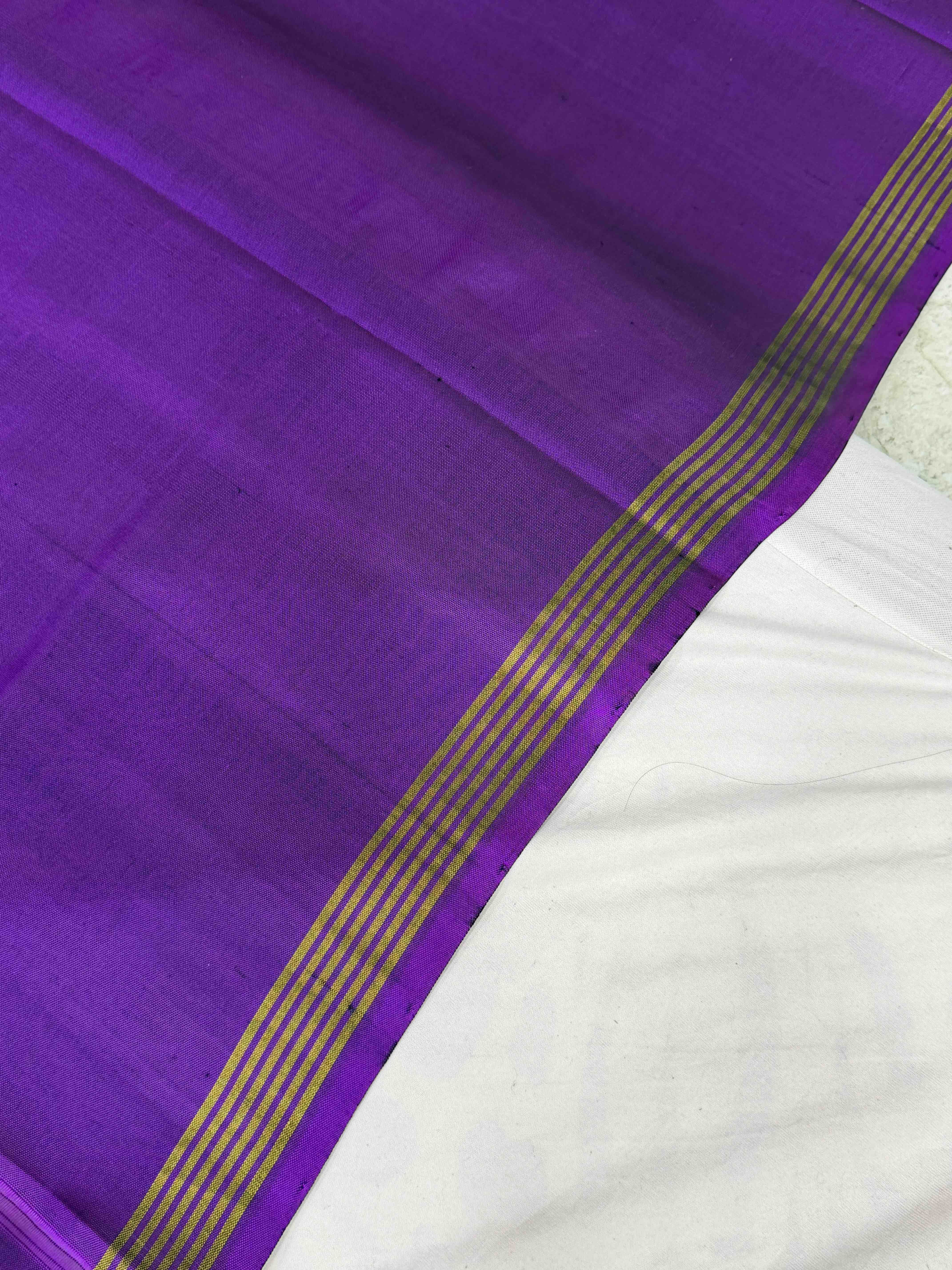 Purple & pink manekchawk Patola Saree