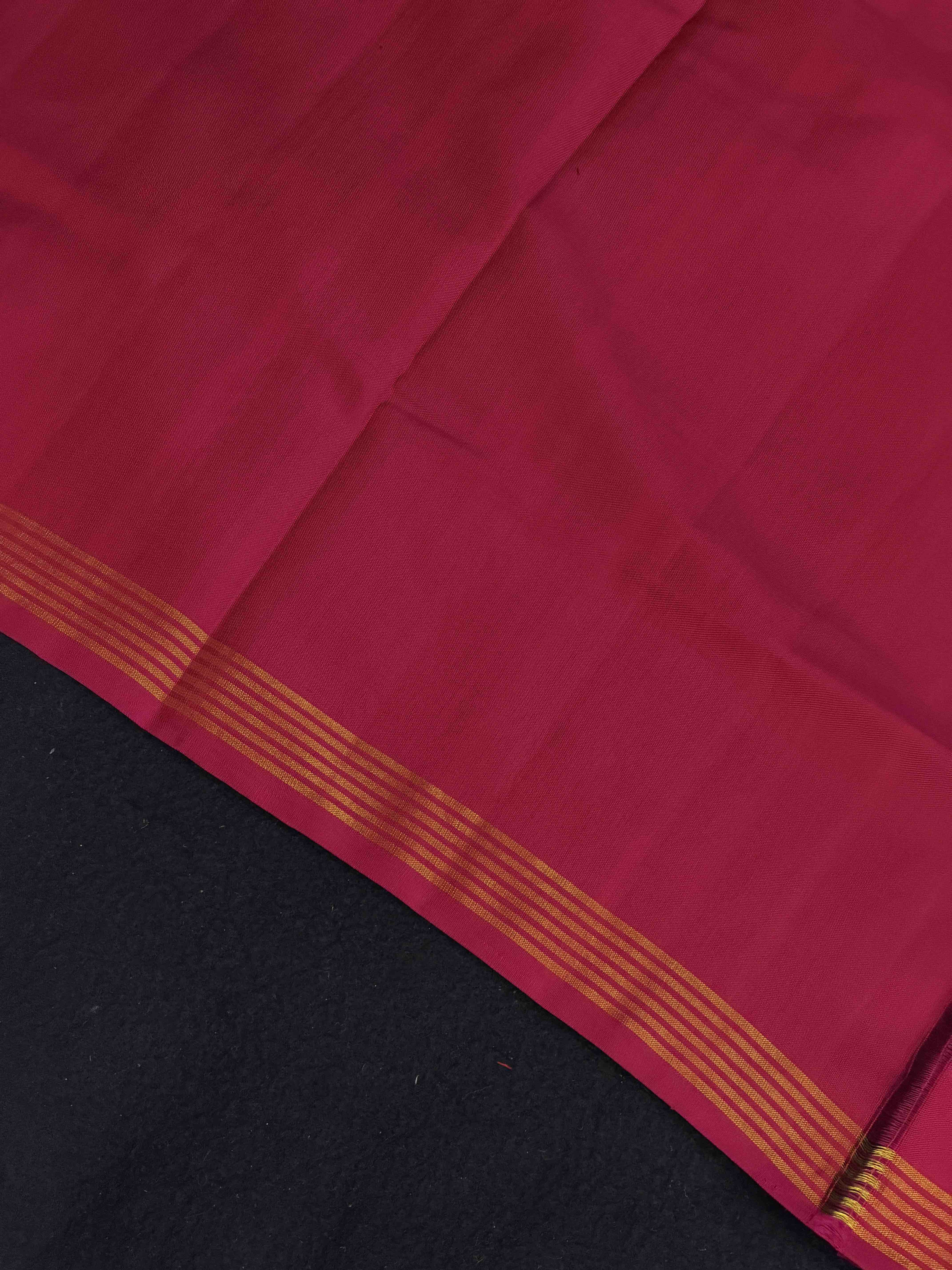Pink & white navaratan Manekchawk Patola Saree