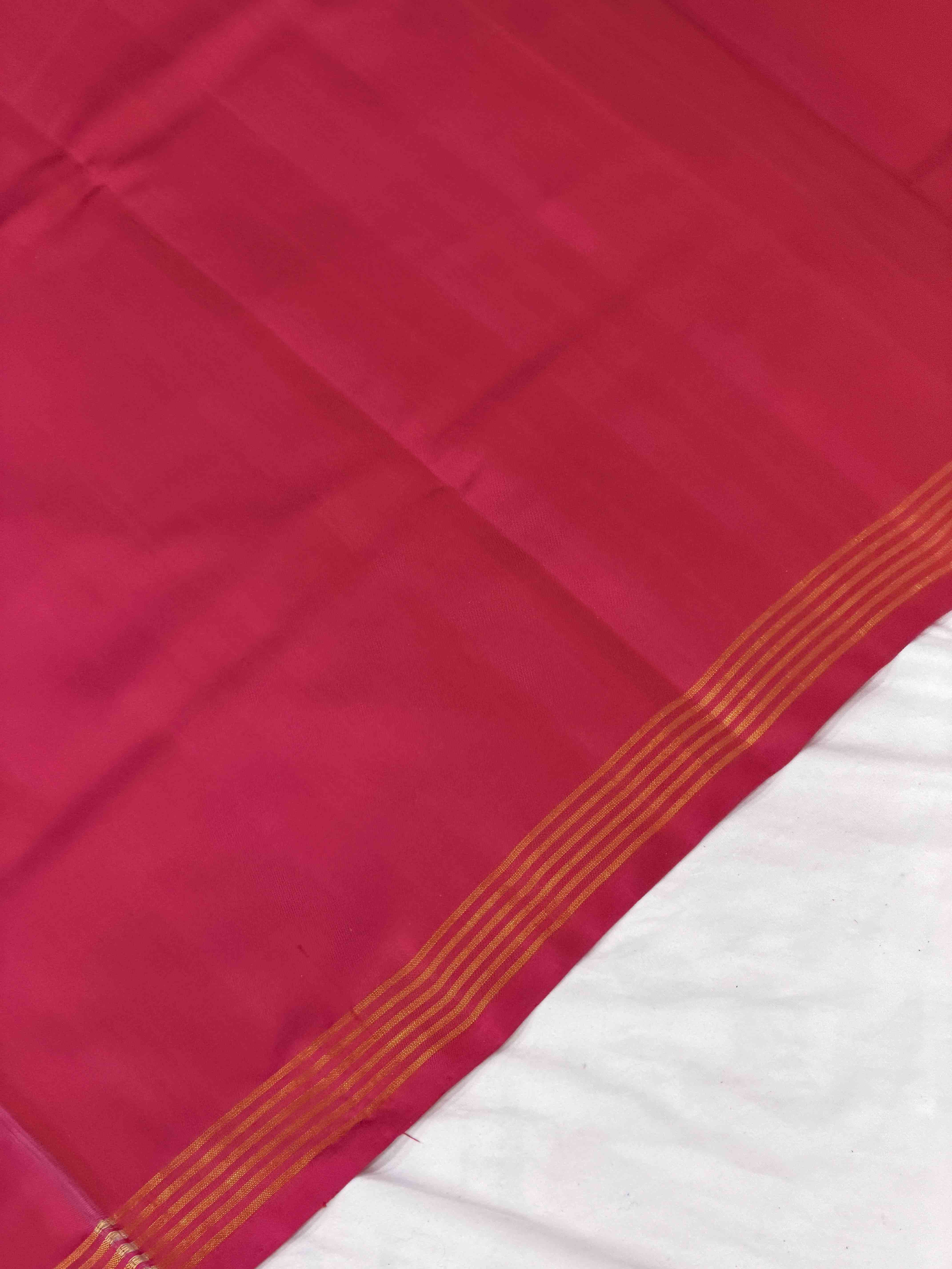 Pink & Turquoise Navaratan Patola Saree
