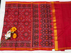 Full red navaratan Patola Saree